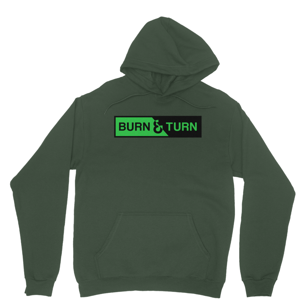 Burn And Turn (Green) Hoodie