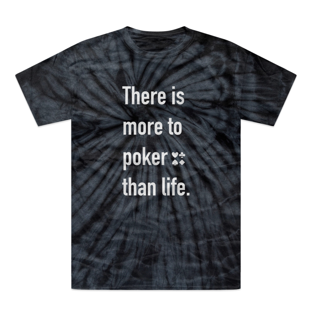 More To Poker Tonal Spider Tie-Dye T-Shirt