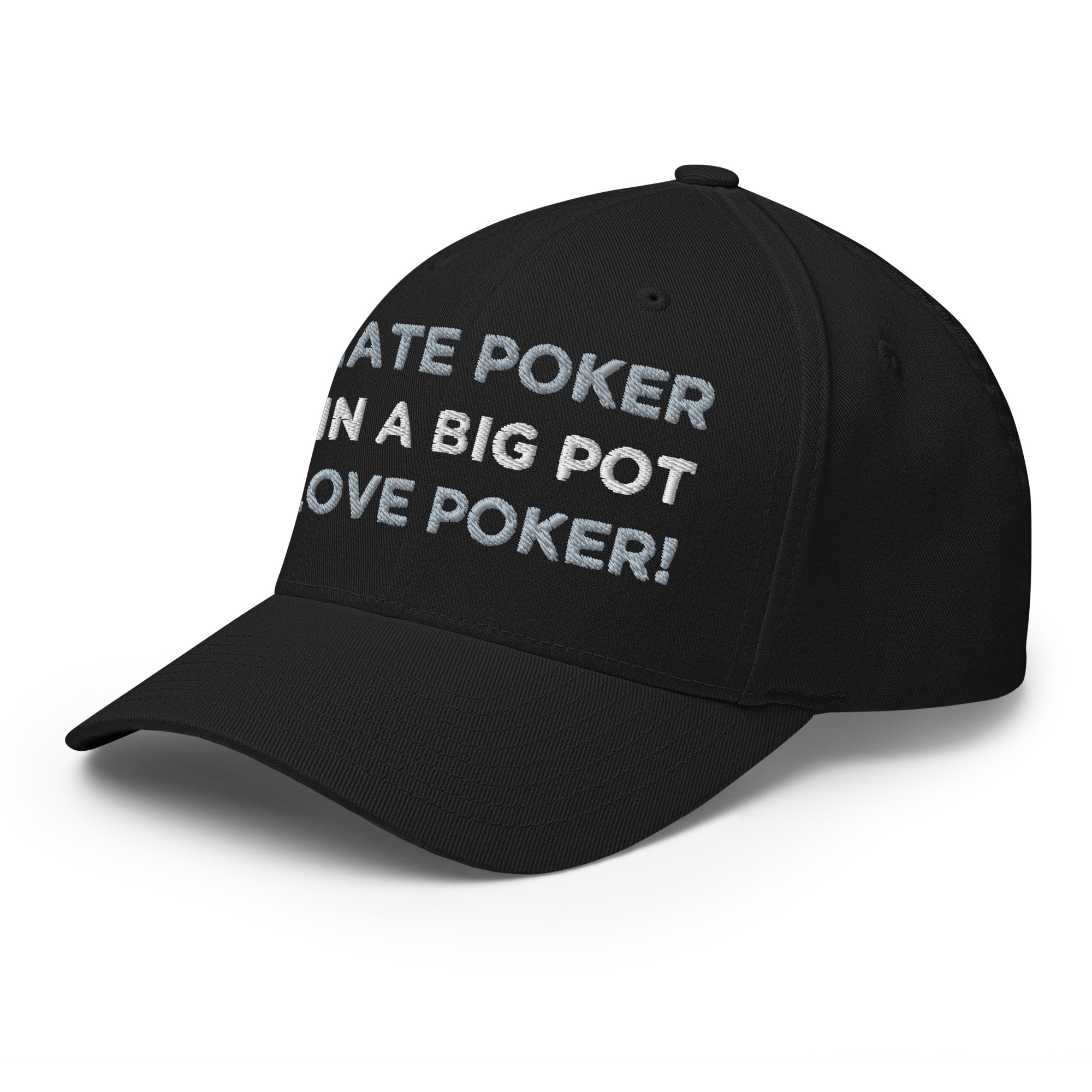 I Hate Love Poker FlexFit Cap