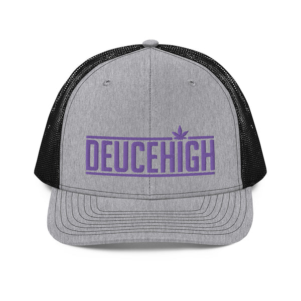 DeuceHigh Purple Logo Trucker Cap